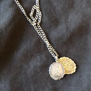 Miansai Saints Pendant Necklace silver